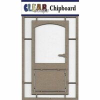 Clear Scraps - Chipboard Embellishments - Basic Door