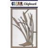 Clear Scraps - Chipboard Embellishments - Cattail