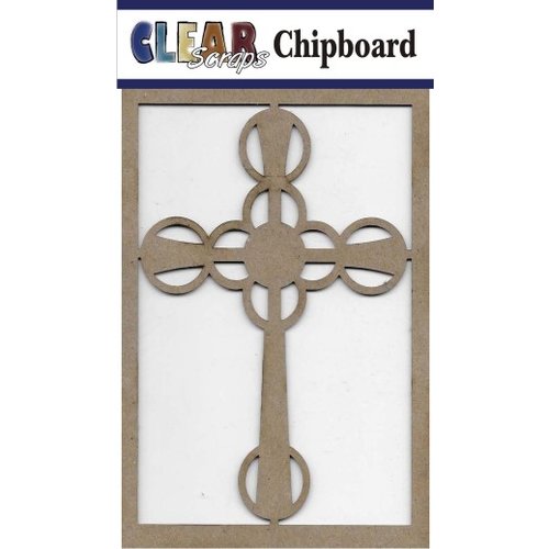 Clear Scraps - Chipboard Embellishments - Celtic Cross