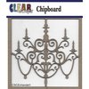 Clear Scraps - Chipboard Embellishments - Chandelier 1