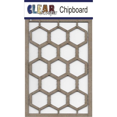 Clear Scraps - Chipboard Embellishments - Chicken Wire