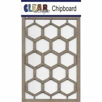Clear Scraps - Chipboard Embellishments - Chicken Wire