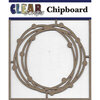 Clear Scraps - Chipboard Embellishments - Circle Dots