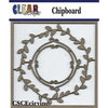 Clear Scraps - Chipboard Embellishments - Circle Vines
