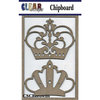 Clear Scraps - Chipboard Embellishments - Crowns
