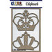 Clear Scraps - Chipboard Embellishments - Crowns