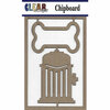 Clear Scraps - Chipboard Embellishments - Dog Bone