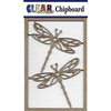 Clear Scraps - Chipboard Embellishments - Dragonflies