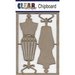 Clear Scraps - Chipboard Embellishments - Dress Forms