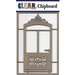 Clear Scraps - Chipboard Embellishments - Fancy Door