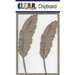 Clear Scraps - Chipboard Embellishments - Feathers