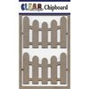 Clear Scraps - Chipboard Embellishments - Fences