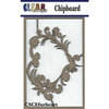 Clear Scraps - Chipboard Embellishments - Flourish Heart