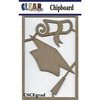 Clear Scraps - Chipboard Embellishments - Graduation Tree