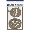 Clear Scraps - Halloween - Chipboard Embellishments - Jack-O-Lanterns