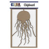 Clear Scraps - Chipboard Embellishments - Jellyfish