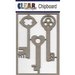Clear Scraps - Chipboard Embellishments - Keys
