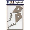 Clear Scraps - Chipboard Embellishments - Kites with Hearts