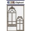 Clear Scraps - Chipboard Embellishments - Mixed Fancy Windows