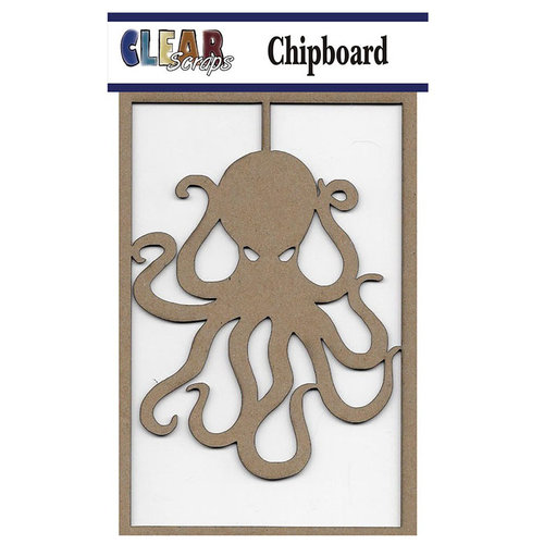 Clear Scraps - Chipboard Embellishments - Octopus