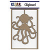 Clear Scraps - Chipboard Embellishments - Octopus