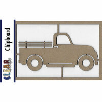 Clear Scraps - Chipboard Embellishments - Old Truck