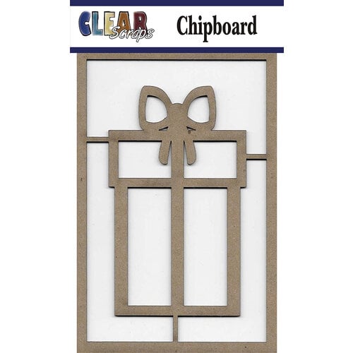 Clear Scraps - Chipboard Embellishments - Present
