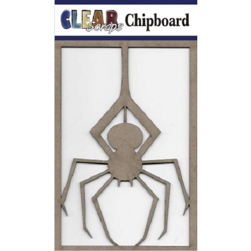 Clear Scraps - Chipboard Embellishments - Spider