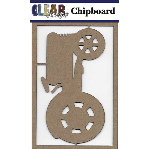 Clear Scraps - Chipboard Embellishments - Tractor