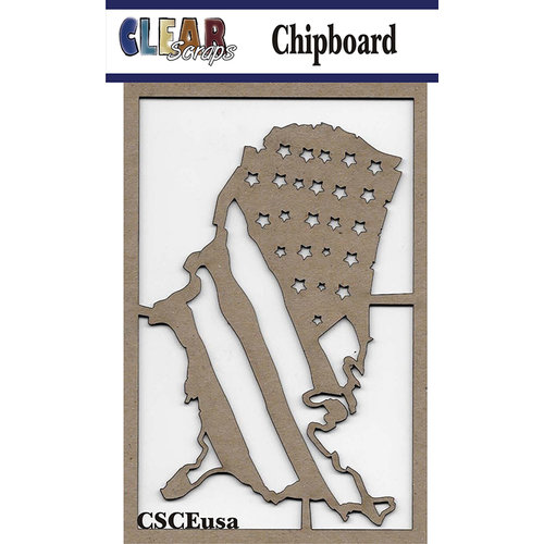 Clear Scraps - Chipboard Embellishments - USA