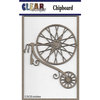 Clear Scraps - Chipboard Embellishments - Vintage Bike