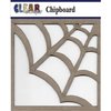 Clear Scraps - Chipboard Embellishments - Spider Web