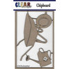 Clear Scraps - Chipboard Embellishments - Wheelbarrow