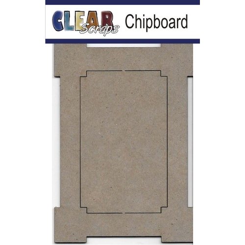 Clear Scraps - Chipboard Frame - Rectangle