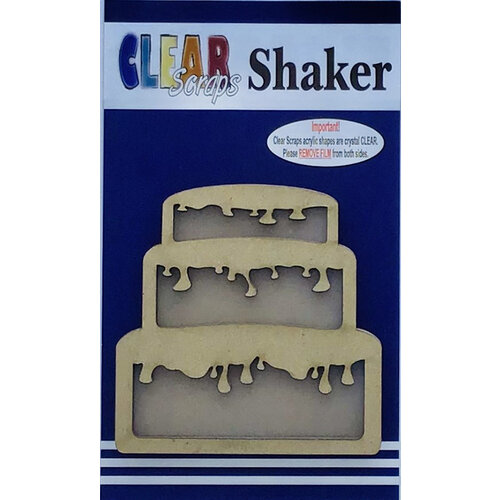 Clear Scraps - Shakers - Birthday Cake