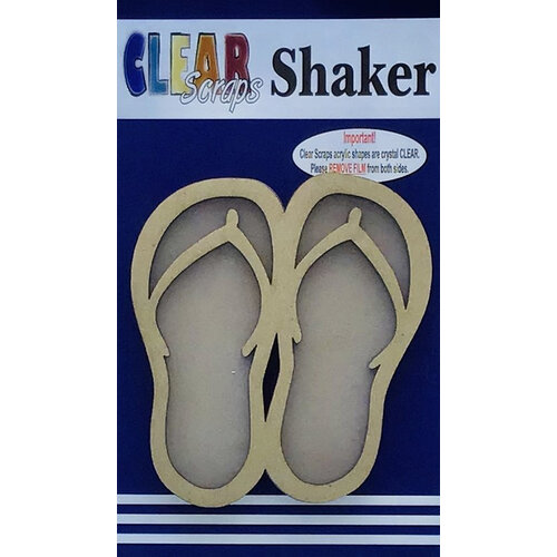 Clear Scraps - Shakers - Flip Flops