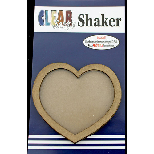 Clear Scraps - Shakers - Heart