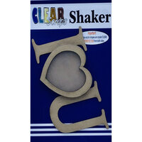 Clear Scraps - Shakers - I Heart You