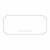 Clear Scraps - Clear Acrylic Plaque - Scallop