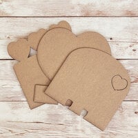Clear Scraps - Memory Dex Collection - Chipboard Dividers - Hearts