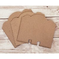 Clear Scraps - Memory Dex Collection - Chipboard Dividers - Scallop