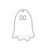 Clear Scraps - Halloween - Clear Album - Mini Ghost