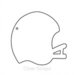 Clear Scraps - Clear Album - Mini Football Helmet
