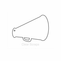 Clear Scraps - Clear Album - Mini Megaphone