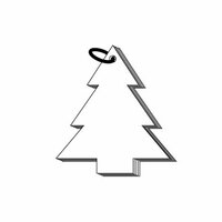 Clear Scraps - Clear Album - Mini Christmas Tree