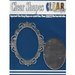 Clear Scraps - Mirror Embellishments - Frame - Oval Fancy