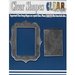 Clear Scraps - Mirror Embellishments - Frame - Rectangle Center Deco