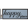 Clear Scraps - Mascils - 6 x 16 Masking Stencil - Happy Place