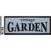 Clear Scraps - Mascils - 6 x 16 Masking Stencil - Vintage Garden