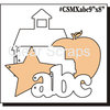 Clear Scraps - Acrylic and Chipboard Album - Mixables - ABC School